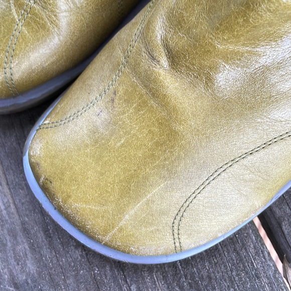 Miz Moos Green Leather Casablanca size 39 calf height boots - Picture 5 of 16